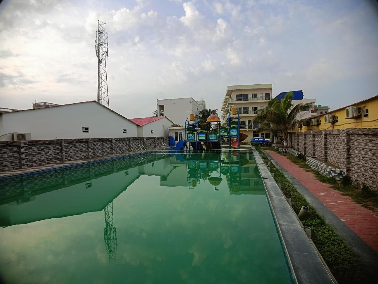Hotel Hindusthan Inn Mandarmani Bagian luar foto