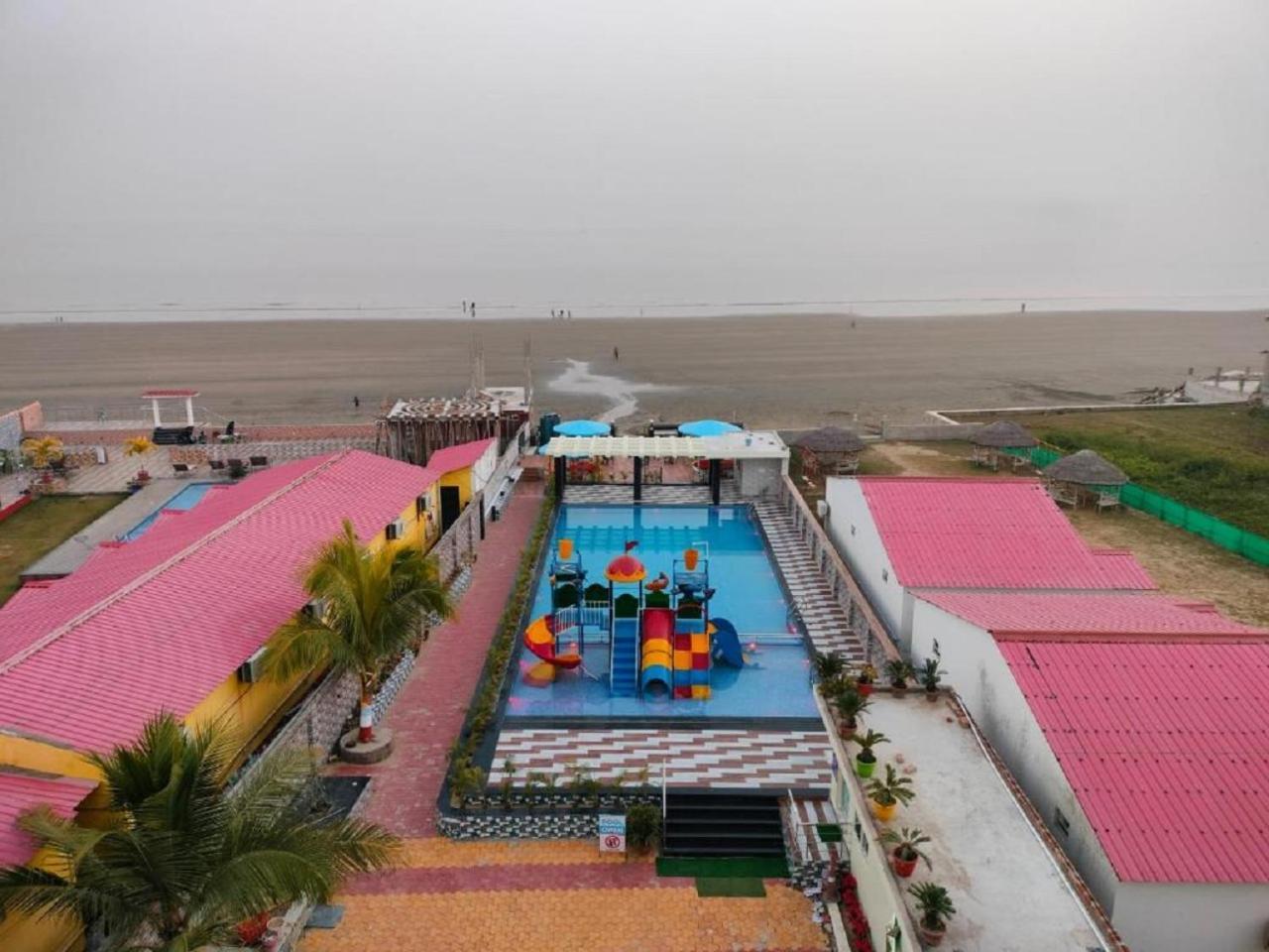 Hotel Hindusthan Inn Mandarmani Bagian luar foto