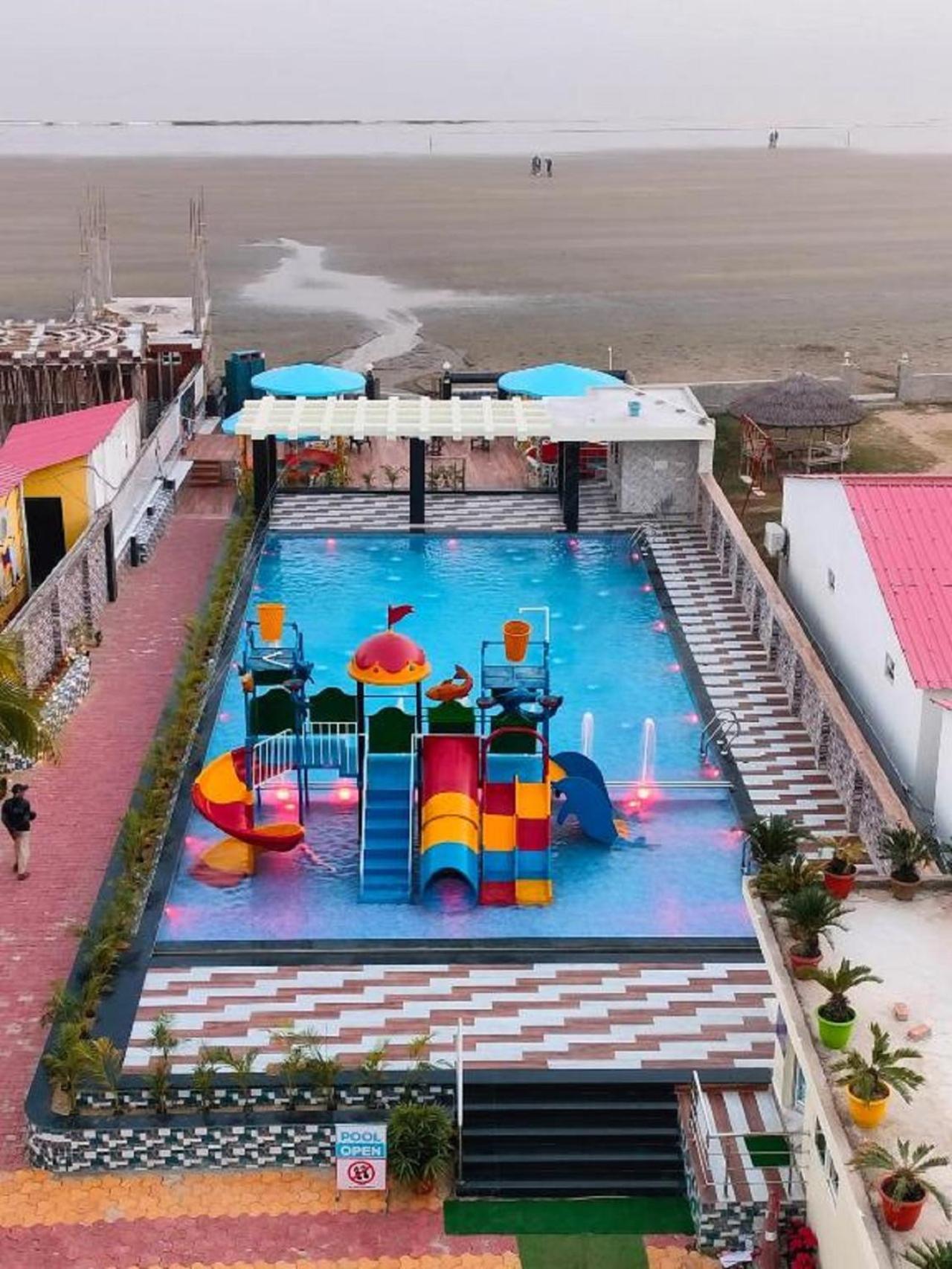 Hotel Hindusthan Inn Mandarmani Bagian luar foto