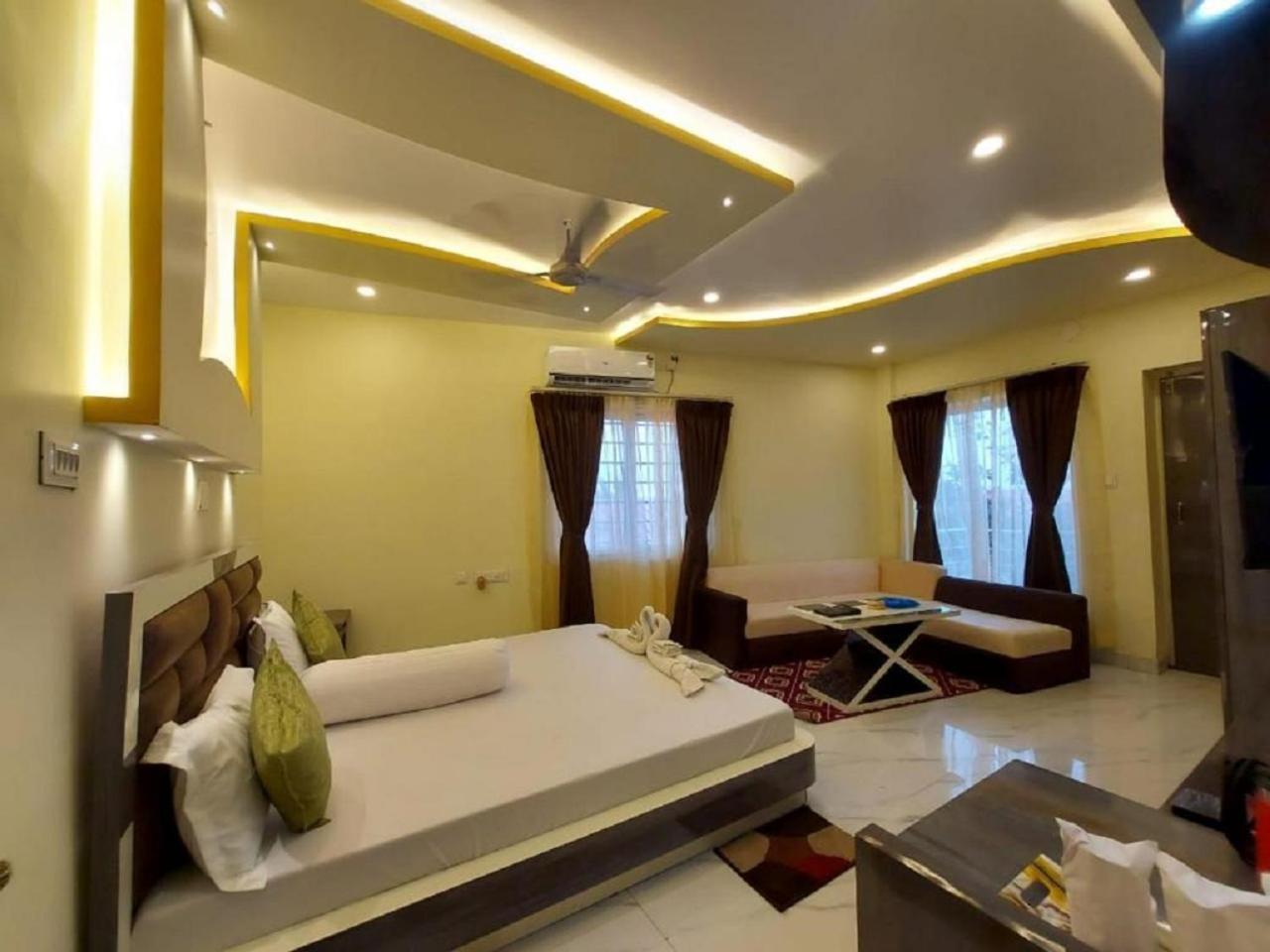 Hotel Hindusthan Inn Mandarmani Bagian luar foto