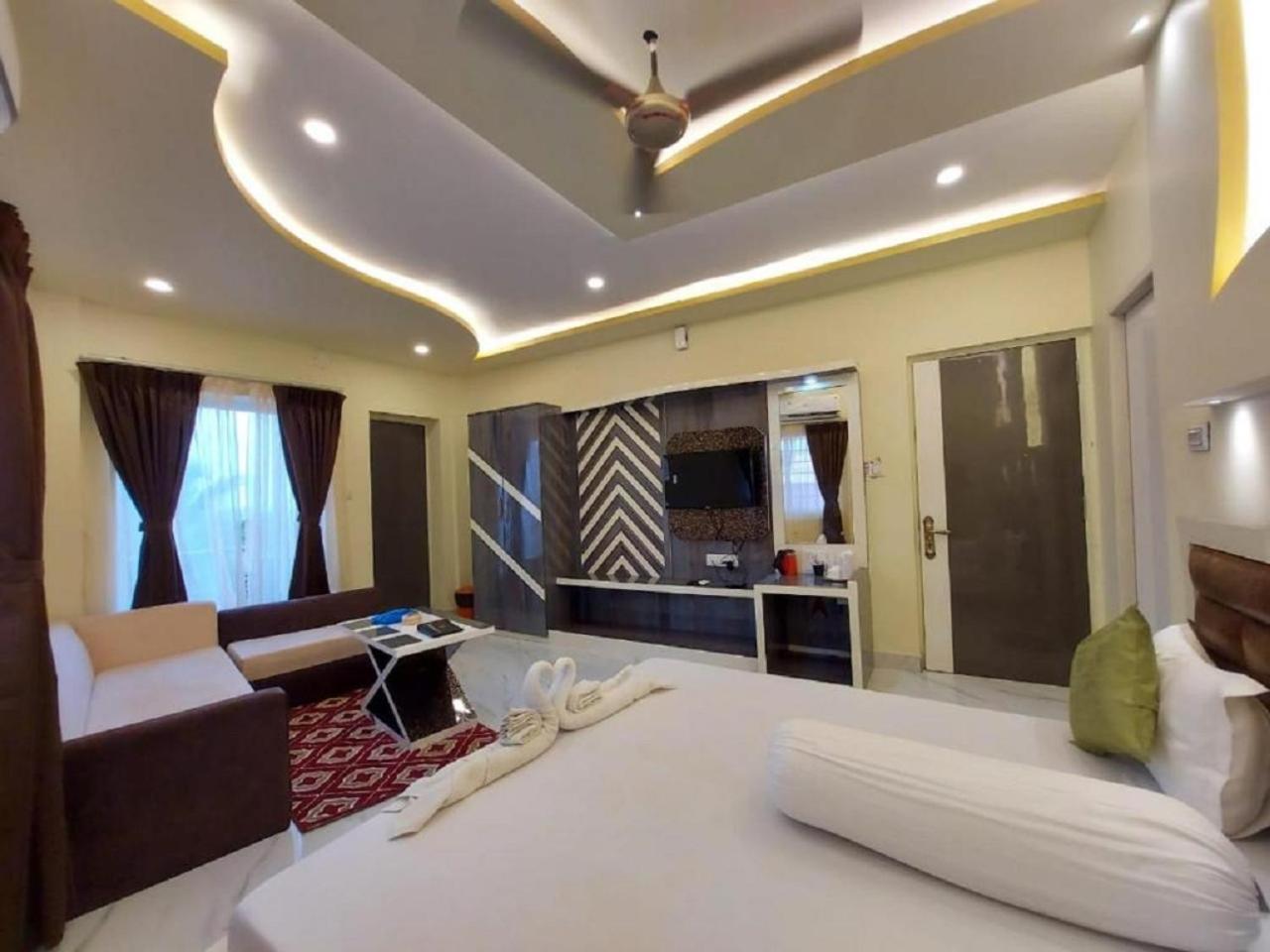Hotel Hindusthan Inn Mandarmani Bagian luar foto